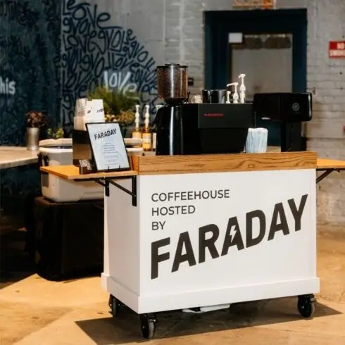 Bloom Coffee Cart _ Corporate Branded Event